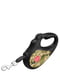 Повідець-рулетка для собак R-leash, малюнок "Мілітарі", світловідбивна стрічка, розмір M, до 25 кг, 5 м | 6389514 | фото 3