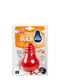 Іграшка для собак Bulb Rubber Лампочка гумова, гума, M, червона | 6390101 | фото 3