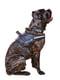 Нейлоновая шлея для собак DogExtremе Police N1 со сменной надписью 35-45 см Черная | 6390326 | фото 2