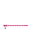 Нашийник Glamour з візерунком Зірочка світиться 30-39 см 20 мм Рожевий | 6390453 | фото 2