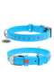 Нашийник для собак Glamour з клейовими стразами 27-36 см 15 мм Блакитний | 6390794 | фото 3