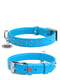 Нашийник для собак Glamour з клейовими стразами 27-36 см 15 мм Блакитний | 6390794 | фото 5