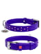 Ошейник для собак Glamour с клеевыми стразами 27-36 см 15 мм Фиолетовый | 6390800 | фото 5