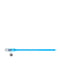 Нашийник для собак Glamour з клейовими стразами 30-39 см 20 мм Блакитний | 6390803 | фото 2