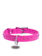 Нашийник для собак Glamour з клейовими стразами 30-39 см 20 мм Рожевий | 6390807 | фото 4