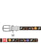 Кожаный ошейник для собак с рисунком "NASA", металлическая пряжка Белый 26-35 см 15 мм | 6390866 | фото 3