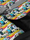 Мягкая нейлоновая шлея для собак WAUDOG с QR паспортом, с рисунком "Бэтмен комикс", размер XS1 | 6391894 | фото 2