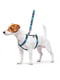 Шлея для собак анатомическая H-образная Nylon с QR паспортом, с рисунком "Этно синий", размер S | 6392056 | фото 2