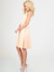 Сукня А-силуету персикового кольору | 6383574 | фото 2