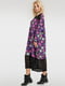 Платье А-силуэта фиолетовое в горошек | 6383575 | фото 2