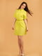 Сукня А-силуету лимонного кольору | 6383611 | фото 5