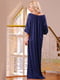 Сукня А-силуету темно-синя | 6383669 | фото 3