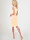 Платье-футляр персикового цвета | 6383680 | фото 4