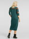 Платье А-силуэта зеленое | 6383743 | фото 3