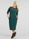 Сукня А-силуету зелена | 6383743 | фото 4