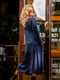 Сукня А-силуету синя | 6383885 | фото 4