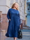 Сукня А-силуету синя | 6383885 | фото 6