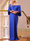 Сукня А-силуету кольору електрик | 6383952 | фото 2