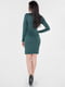 Сукня-футляр темно-зелена | 6384101 | фото 3