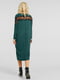 Сукня А-силуету зелена | 6384107 | фото 3