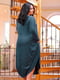 Сукня А-силуету зелена | 6384112 | фото 4