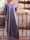 Сукня А-силуету сіро-блакитна | 6384149 | фото 3