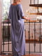 Сукня А-силуету сіро-блакитна | 6384149 | фото 5