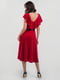 Сукня А-силуету червона велюрова | 6384245 | фото 3