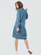 Сукня А-силуету блакитна | 6384348 | фото 3