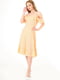 Платье А-силуэта персикового цвета | 6384525 | фото 2