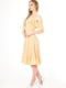 Платье А-силуэта персикового цвета | 6384525 | фото 4