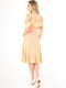 Платье А-силуэта персикового цвета | 6384525 | фото 5