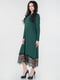 Сукня А-силуету зелена | 6384536 | фото 2