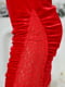 Платье красное бархатное | 6384546 | фото 6