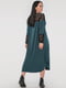 Сукня А-силуету зелена | 6384729 | фото 3