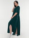 Сукня А-силуету пляшкового кольору | 6384746 | фото 2