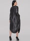 Сукня А-силуету чорна з анімалістичним принтом | 6384899 | фото 4