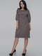Платье серо-оливкового цвета | 6384952 | фото 3