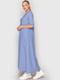 Сукня А-силуету блакитна | 6384974 | фото 2