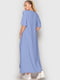 Сукня А-силуету блакитна | 6384974 | фото 3