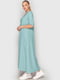 Сукня А-силуету м'ятного кольору | 6384975 | фото 2