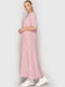 Сукня А-силуету рожева | 6384979 | фото 2