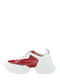 Кроссовки белые с красными вставками | 6393007 | фото 2