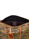Дорожная сумка  бежево-коричневая в принт | 6396525 | фото 8