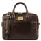 Сумка- портфель для ноутбука темно-коричневая с логотипом бренда | 6396697