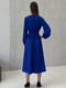 Платье А-силуэта синее с орнаментом | 6396930 | фото 3