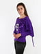 Блуза фиолетовая с принтом | 6397125 | фото 2