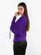 Блуза фиолетовая с принтом | 6397125 | фото 4