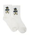 Шкарпетки білі з принтом | 6397129 | фото 2