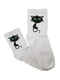 Шкарпетки білі з принтом | 6397132 | фото 2